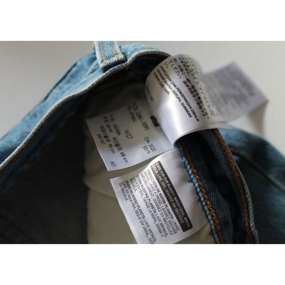 Levi's Wedgie Icon Straight Ankle Jeans Athens Pushed Size 27 - Picture 10 of 11